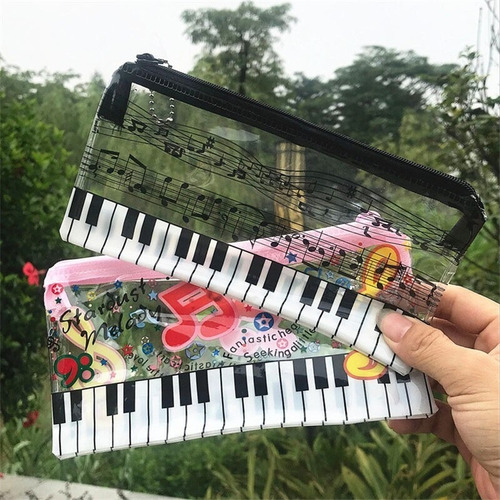 Genial Set De 2 Lapiceras De Notas Musicales