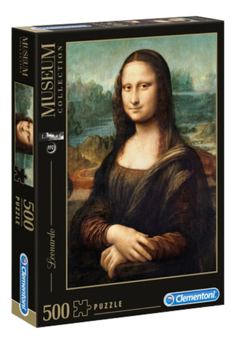 Puzzle Clementoni Museum 500 Piezas - Da Vinci - Gioconda