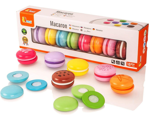 Macarrones Con Velcro De Madera Para Niños Viga Color Foto