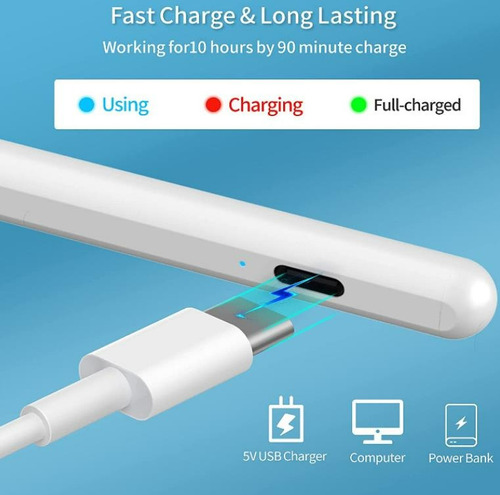 Lápiz Capacitivo Magnética Para Apple iPad Rechazo Palma