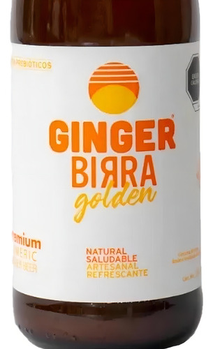 Pack De 24 Ginger Beer Birra Golden 355 Ml