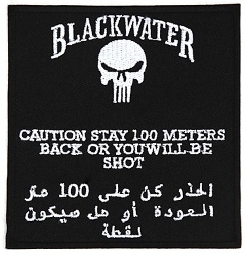 Parche Aplique Bordado Blackwater Grande Espalda Usa Tactic