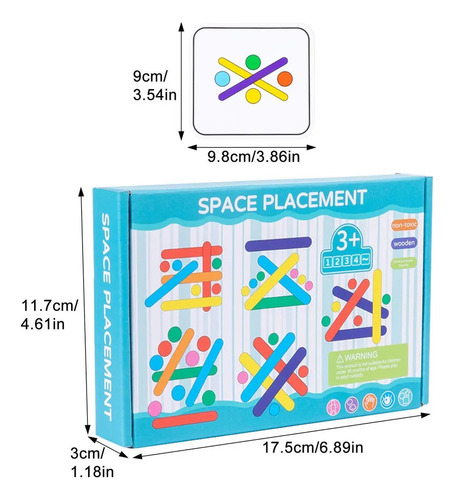 Juego Educativo De Diseño De Patrones Rainbow Puzzle