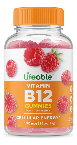 Lifeable Vitamina B12 1000 Mcg  Suplemento Gomoso De Gran Sa