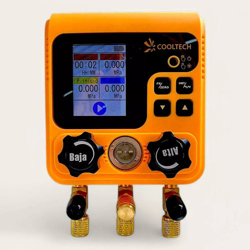 Manifold Digital Cooltech + Manguera De 1,5 Mts