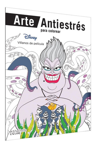 Libro De Viaje Disney Villanos Colorear Malefica Ursula Yzma