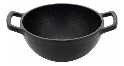 Bhagya Cast Iron Cookware Deep Kadai 8.3 In