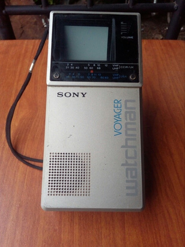 Mini Tv Sony Watchman Vintage Pantalla 2  Japan De Coleccion