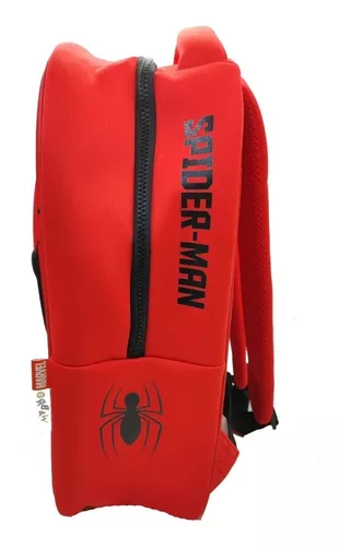 Mochila Escolar Con Carro Spiderman 16 Wabro 31234