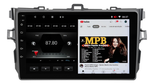 Multimidia Toyota Corolla 2009 A 2013 2gb Qled Android 9p