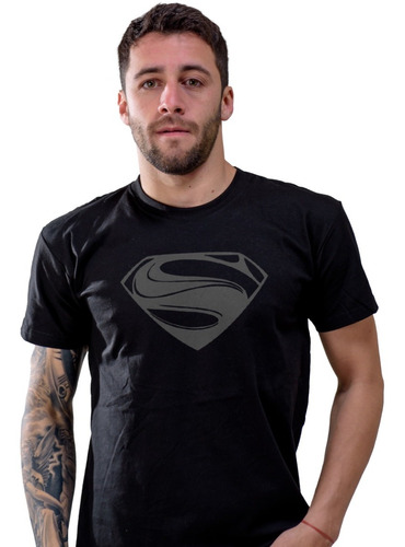 Superman: Remera De Comics # 119 Superman Gris