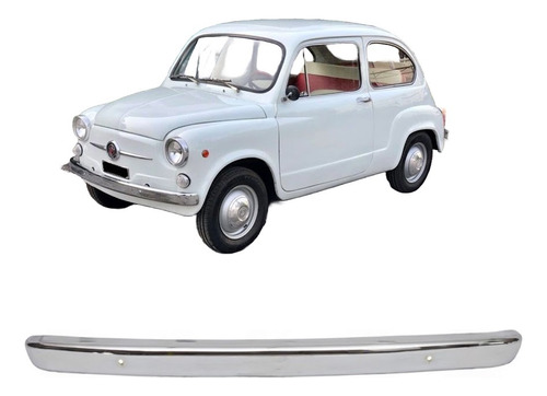 Paragolpe Cromado Original Fiat 600 D Trasero