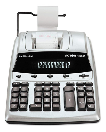 Calculadora Impresion Comerical Victor 1240-3a Gris