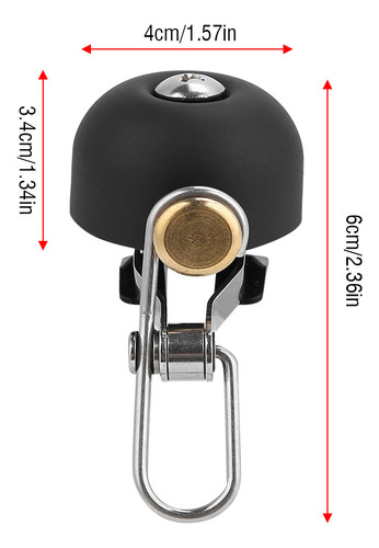 4 Colores Durable Bicicleta Timbre Anillo Manillar Ciclismo