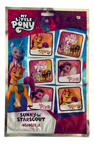 Memorama My Little Pony 8 Planillas Con 48 Tarjetas