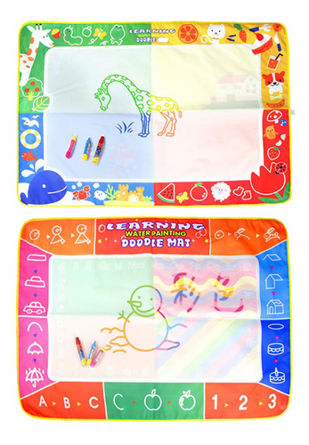Alfombrilla Para Colorear Con De Agua Con Animales