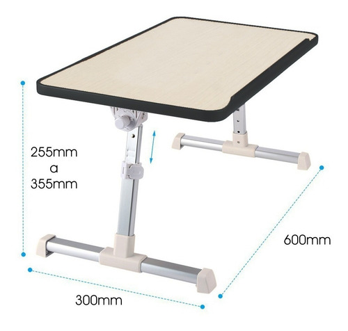 Base / Mesa Para Portátil Jd Bl-01, Funcional Y Ergonómica