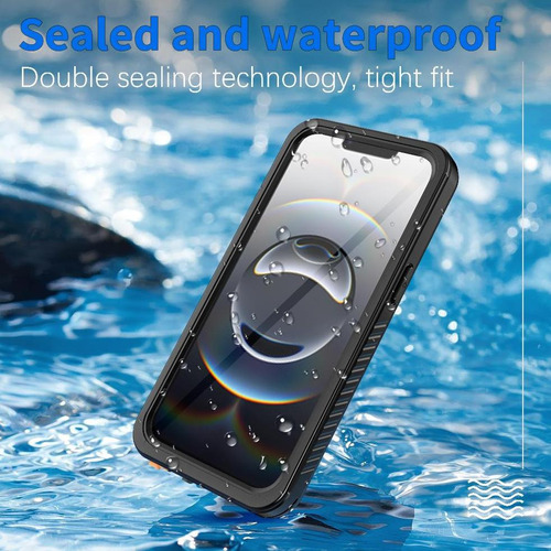 Capa Para iPhone 16e Com Protetor De Tela À Prova D'água