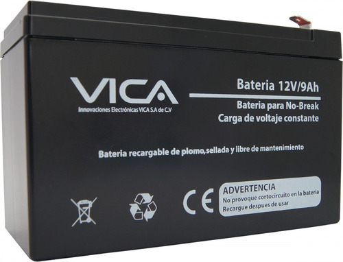 Bateria Reemplazo No Break 12v 9ah Vica Alta Compatibilidad