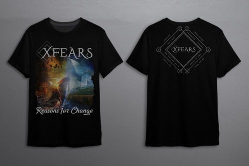 Camiseta De Rock Metal Xfears - Reasons For Change