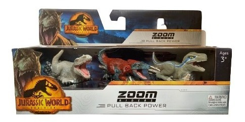 Set De Autos Zoom Riders - Jurassic World Dominion