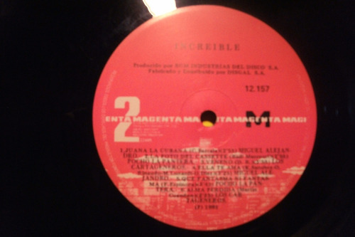 Increible Pocho La Pantera Miguel Alejandro Vinilo