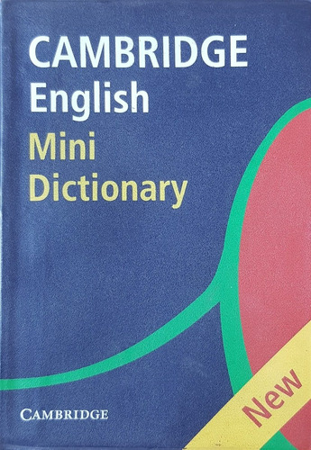 Cambridge English Mini Dictionary Diccionario Inglés