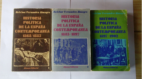 Libro Historia Política De La España Contemporánea 1868-1902