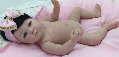 Bebê Reborn Boneca Silicone Hanna Promoção Pronta Entrega