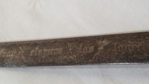 Antiguo Sable Argentino Firmado Perón