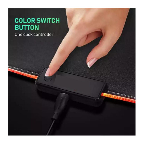 Imagen 5 de 9 de Mouse Pad Rgb Gamer Para Computadoras Laptop Escritorio