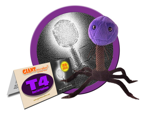 Microbios Gigantes T4 T4-bacteriófago Juguete De Felpa