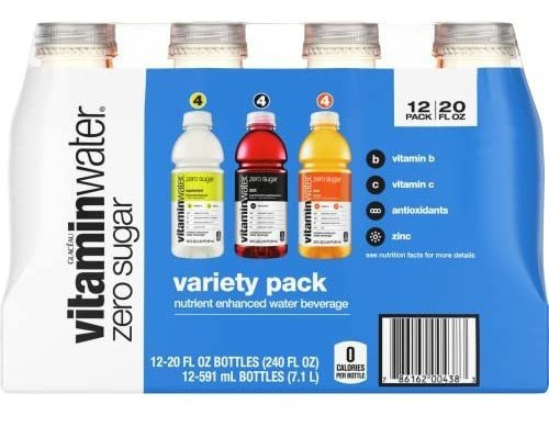 Pack Agua Vitaminada Cero, 20 Oz - 12 Unid.