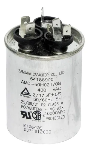 Capacitor Duplo Ar Condicionado 17+2uf 400v | MercadoLivre Capacitor Duplo Ar Condicionado 17+2uf 400v | MercadoLivre