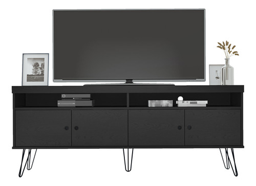 Rack Tv 60  Liberty Negro Rodler