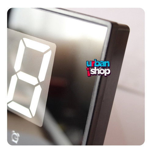 Imagen 3 de 10 de Reloj Digital De Pared Led 36 Cm Largo Termometro Calendario