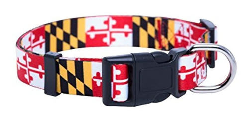 Collar De Perro Nativo Cachorro Bandera Maryland