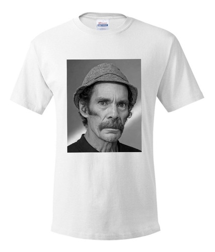 Remera Don Ramon En Hd Chavo Del 8 B/n Para Adultos Y Niños