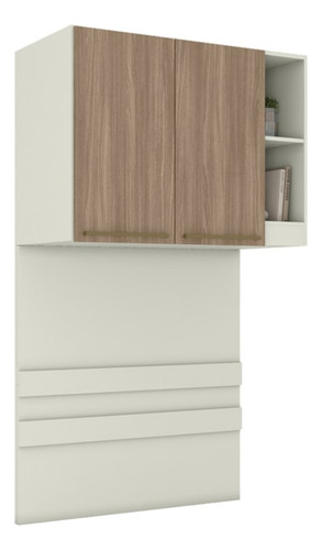 Guarda Roupa Modulado 3 Pecas 241x224 Cm Seletto Areia Jequi