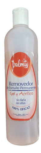 Removedor De Esmalte Permanente Valmy 480ml Envase Grande