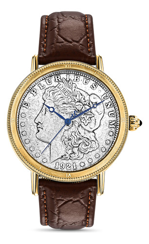 Stauer Morgan Silver Dollar - Relojes De Pulsera Para Hombre