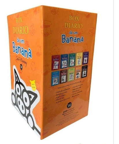 Kit Com Livro Diário De Um Banana 5 + Caixa Organizadora