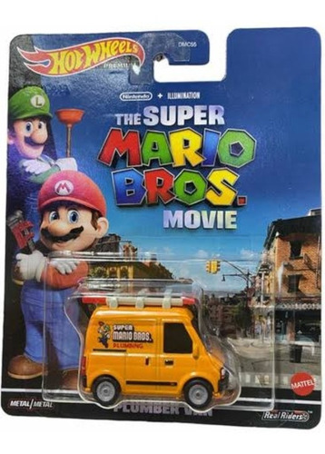 Hot Wheels Premium The Super Mario Bros Movie Plumber Van 