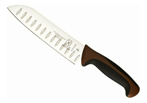 Mercer Culinary Millennia Granton Edge Santoku Knife,