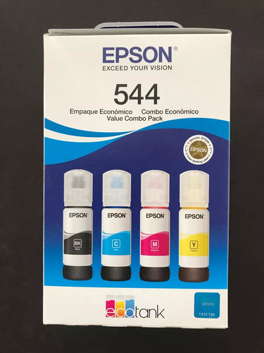 Tinta Epson T544 L3250 L3210 L3150, 4 Colores Magenta (Usado)