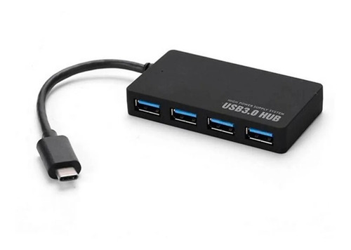 Imagen 6 de 8 de Hub Usb C 3.1 Multiple X4 Usb 3.0 Adaptador Para Las Nuevas Macbook Con Thunderbolt 3