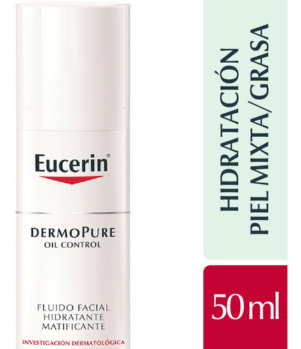 Eucerin Dermopure Oil Control Fluido Facial Matificante 50ml
