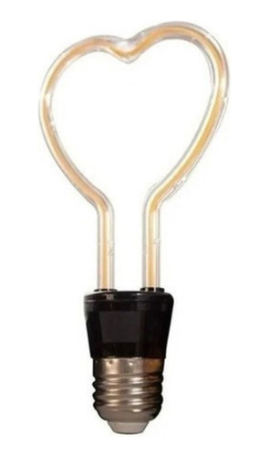 Ampolleta Led E27 Figuras Vintage Lampara Corazon Led