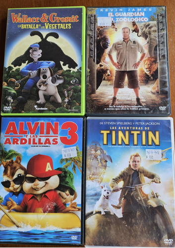 Alvin Y Las Ardillas, Tintin, Guardia Del Zoo, Otro Dvd