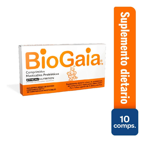 Biogaia Comprimidos Masticables Probióticos X 10 Comp.